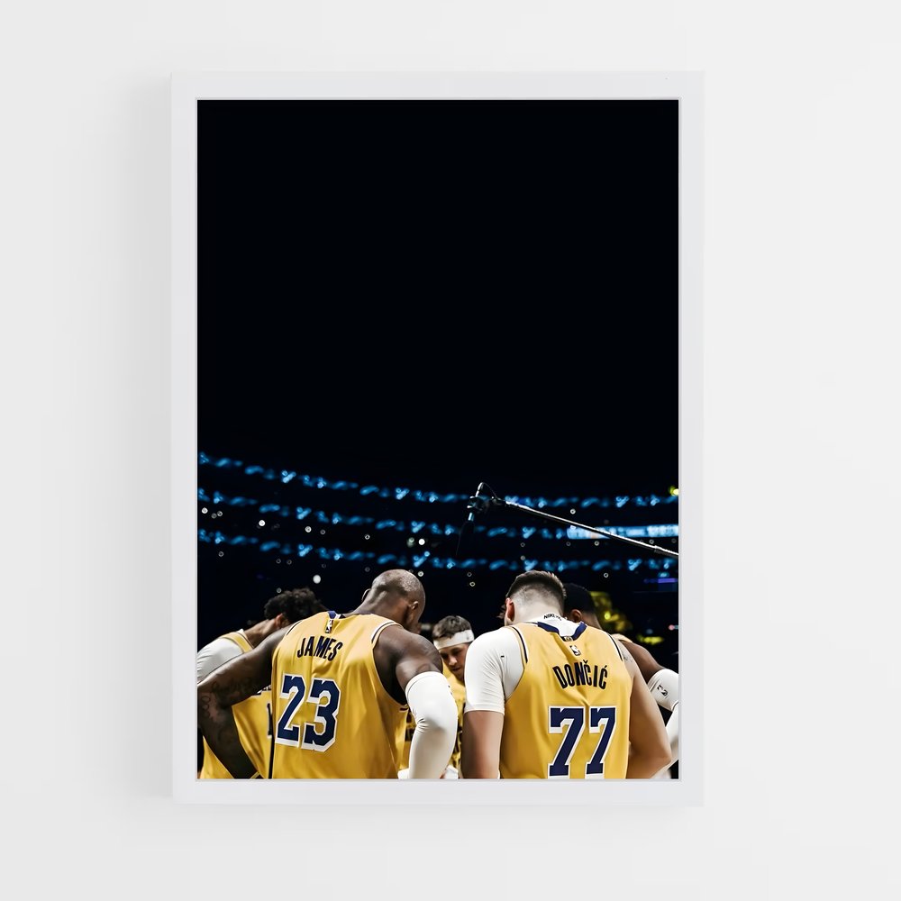 Poster L'Esprit des Lakers – affiche Basketball (vue 3)